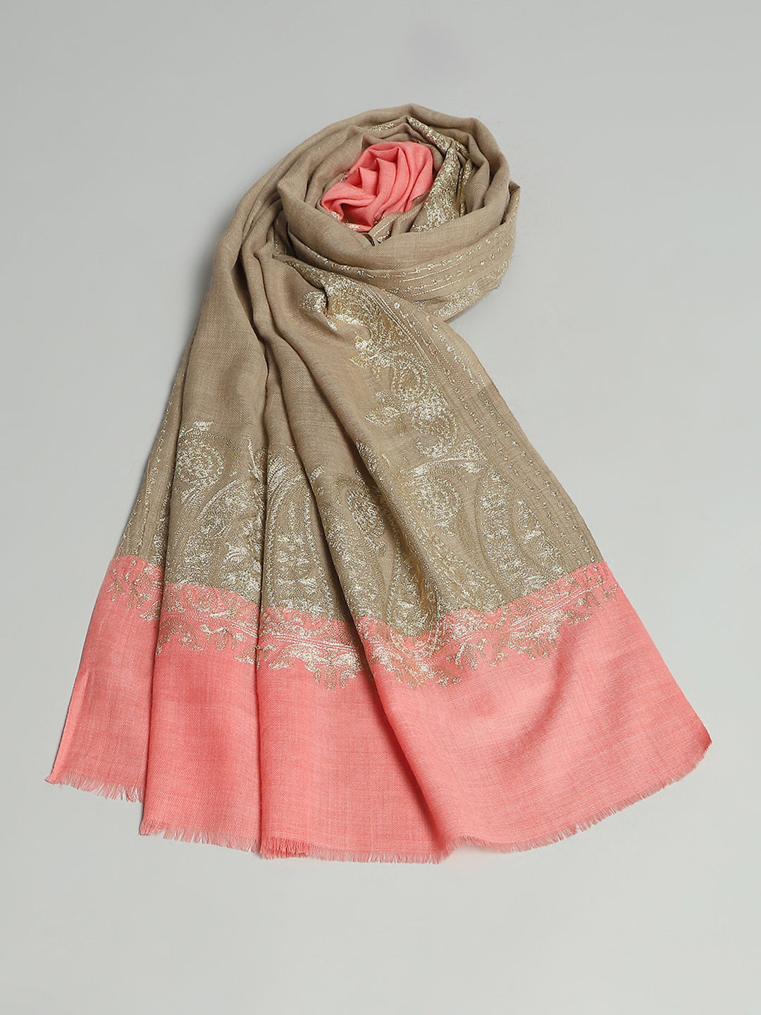 Women Multicolor Self Design Stole