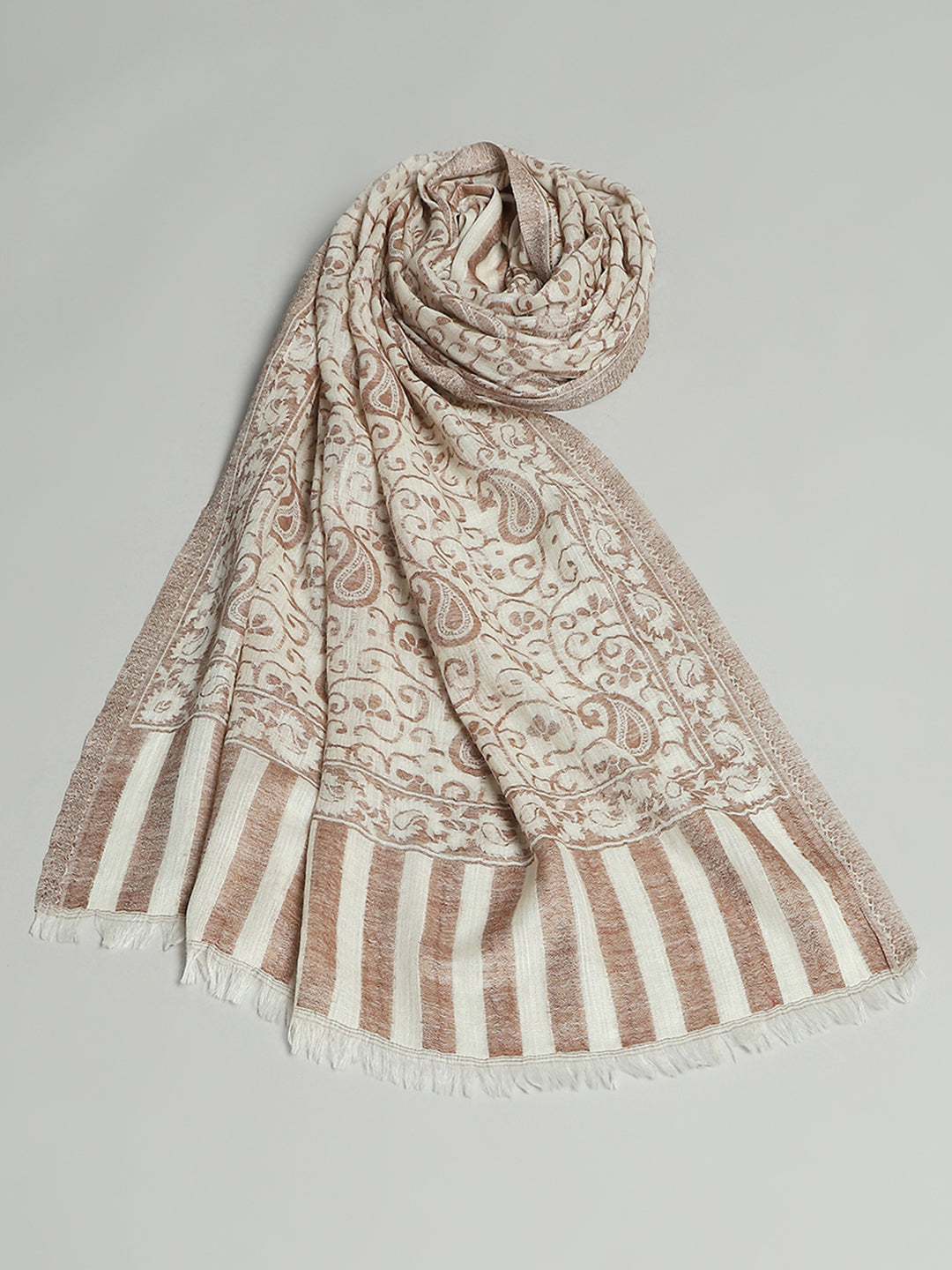 Women Multicolor Self Design Stole