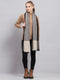 Women Grey Self Design Stole