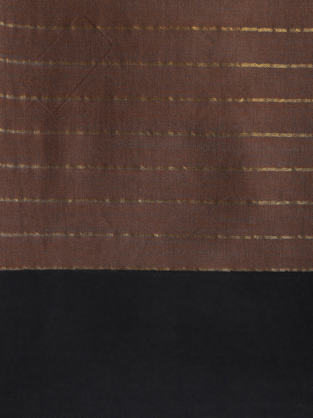 Women Brown Self Design Stole