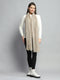 Women Beige Self Design Stole