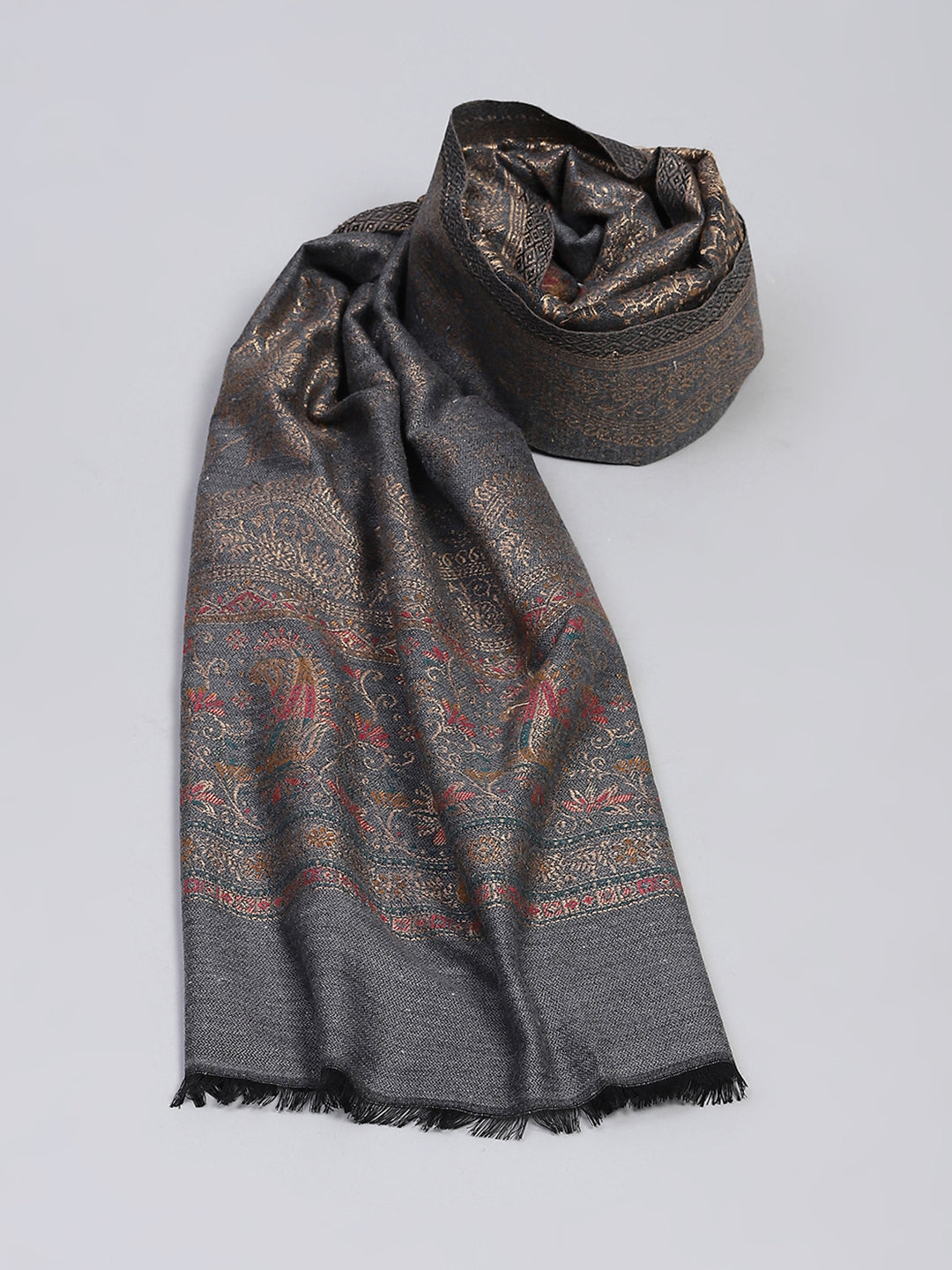 Women Multicolor Self Design Stole