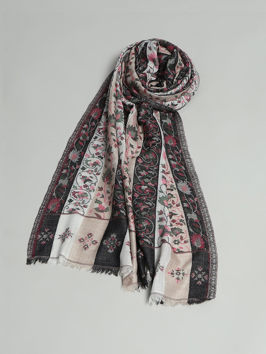 Women Multicolor Self Design Stole