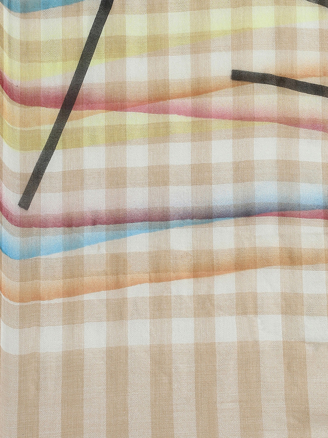 Women Multicolor Self Design Stole