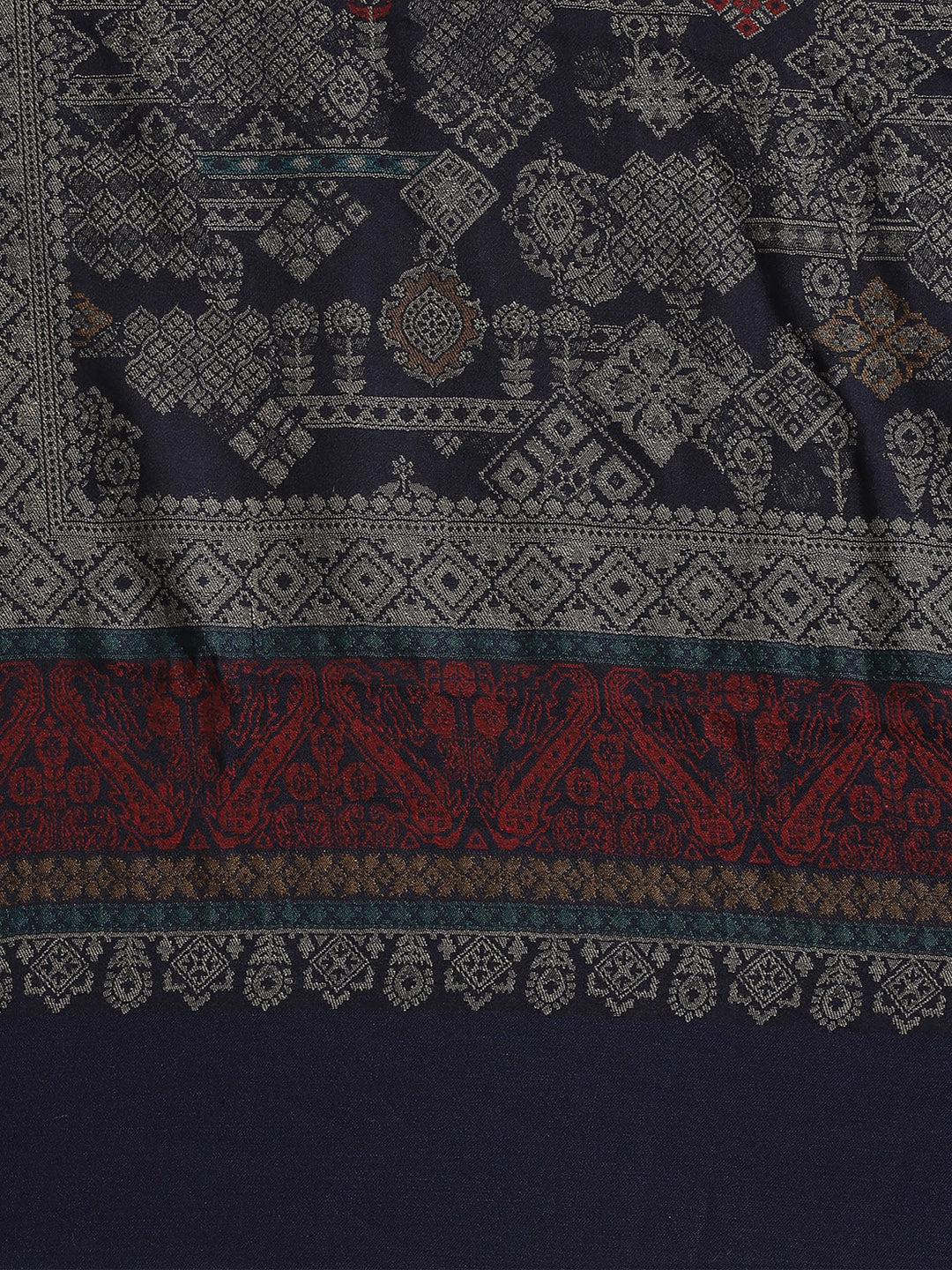 Women Multicolor Self Design Stole