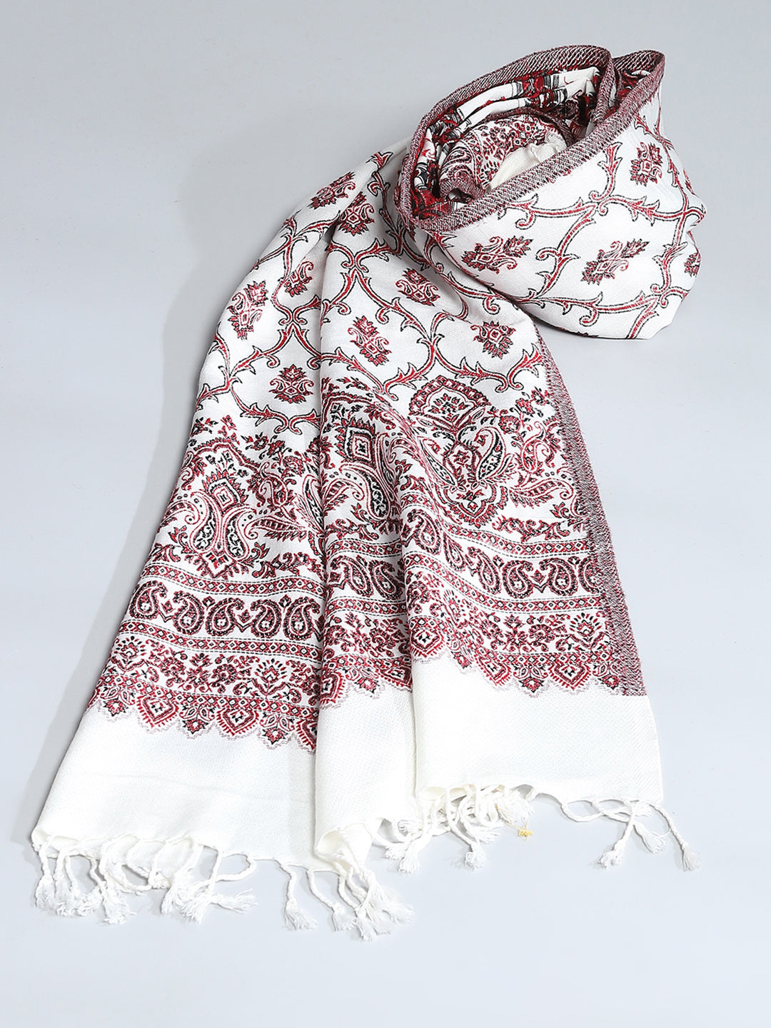 Women Multicolor Self Design Stole