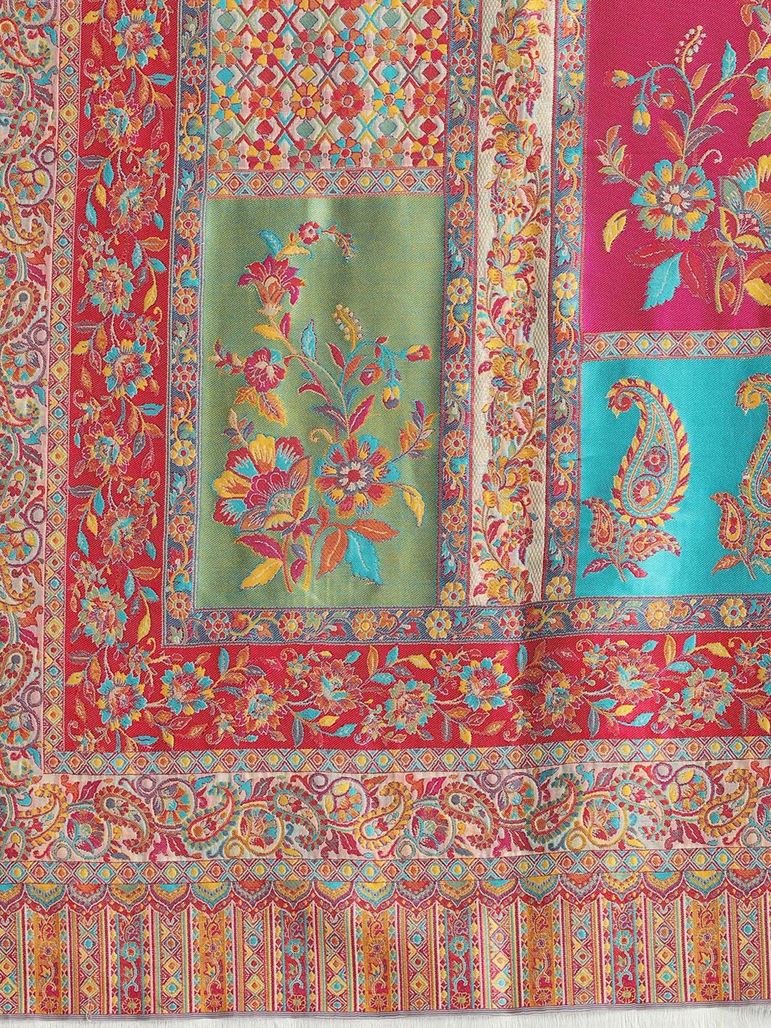 Women Multicolor Self Design Stole