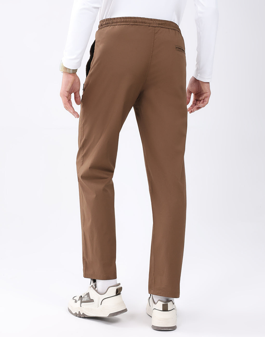 Rock.it Men Brown Solid Regular Fit Winter Lower
