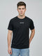 Rock.it Men Black Solid Round Neck Half Sleeve T-Shirt