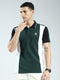Rock.it Men Green Solid Collar Half Sleeve T-Shirt