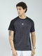 Rock.it Men Black Solid Round Neck Half Sleeve T-Shirt