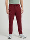 Rock.it Men Maroon Solid Regular Fit Lower