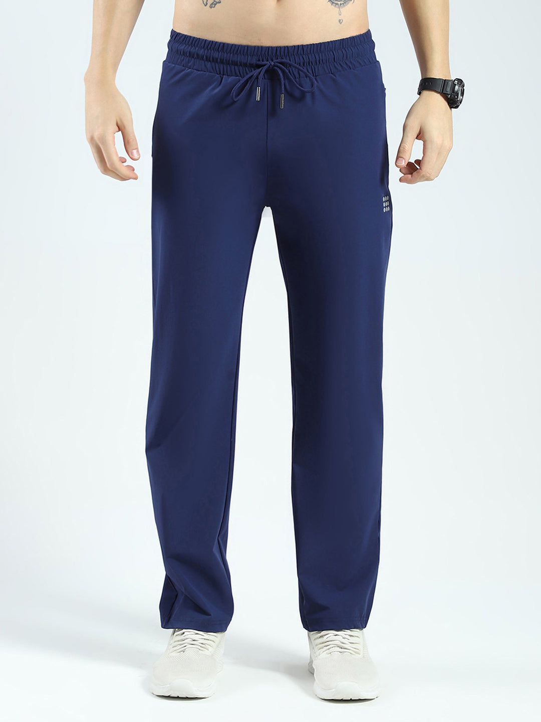 Rock.it Men Blue Solid Regular Fit Lower