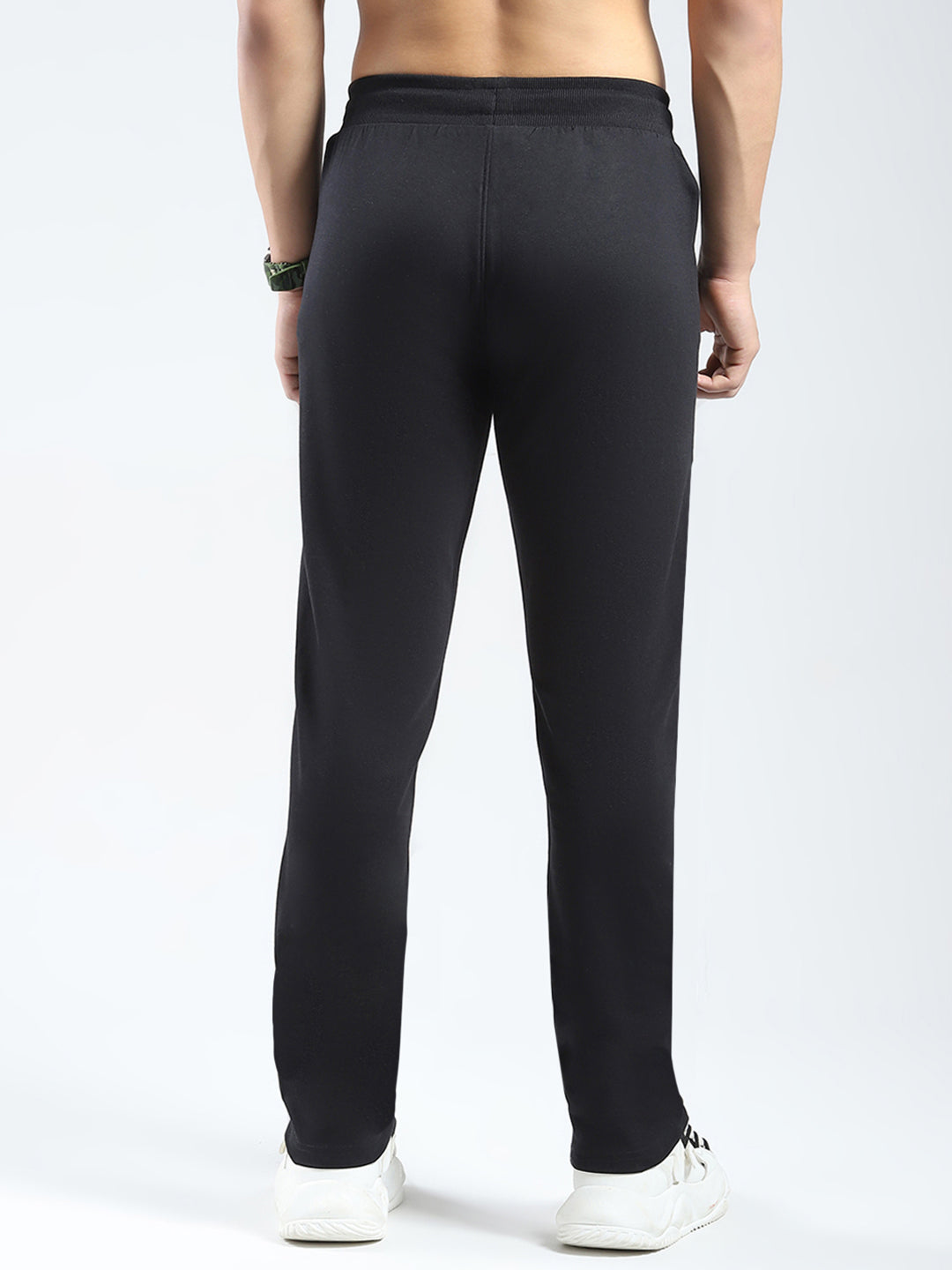 Rock.it Men Black Solid Regular Fit Lower