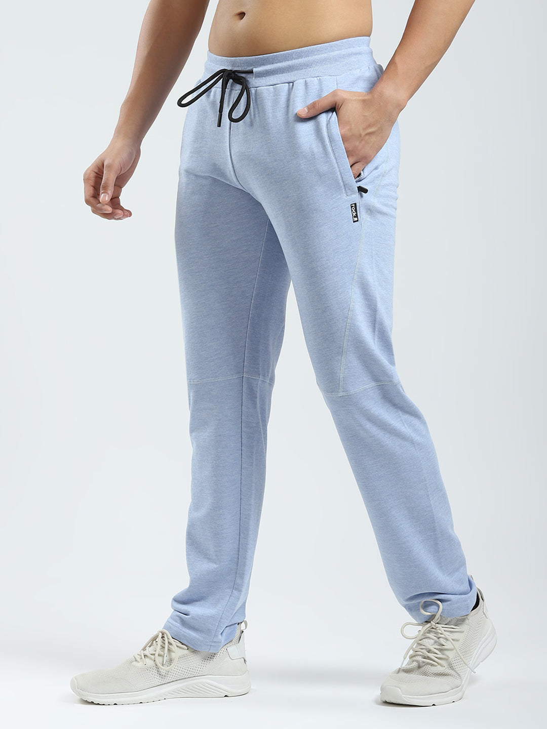 Rock.it Men Blue Solid Regular Fit Lower