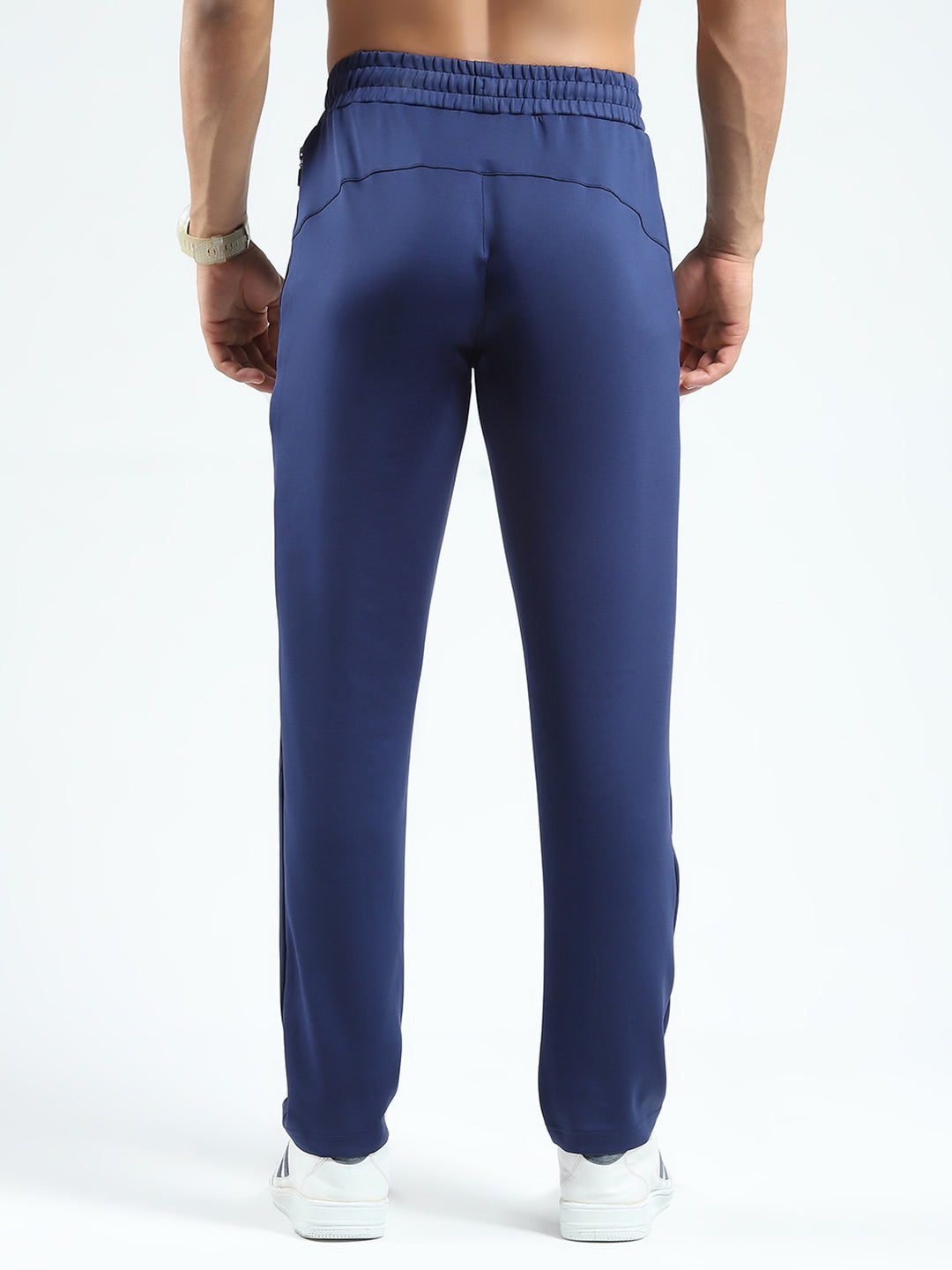 Rock.it Men Blue Solid Regular Fit Lower