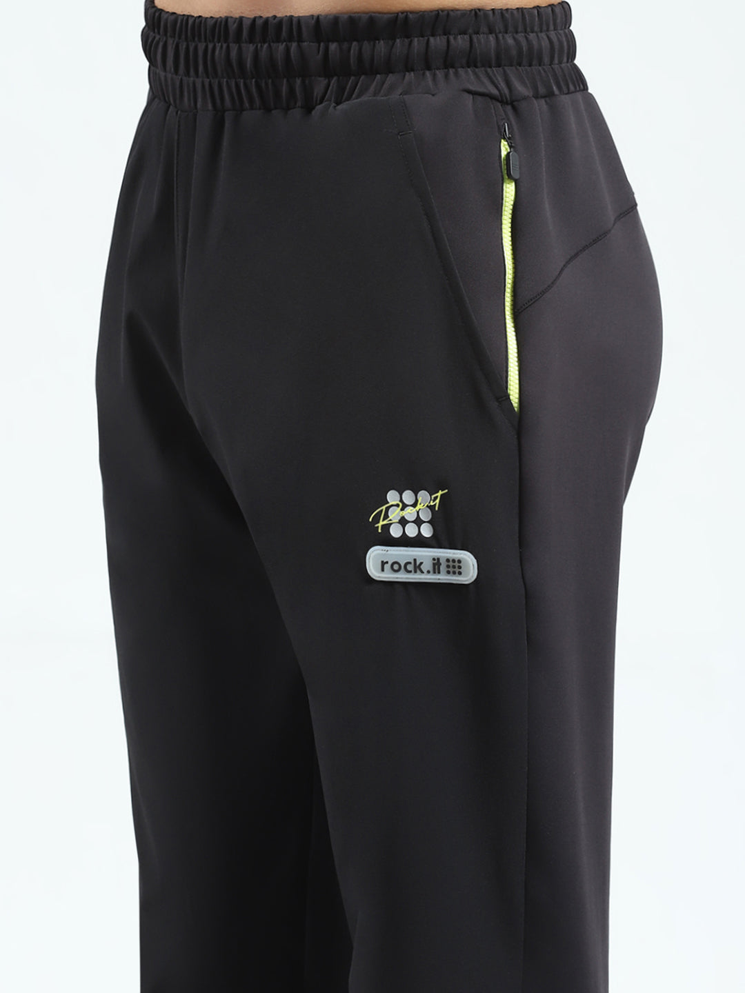 Rock.it Men Blue Solid Regular Fit Lower