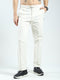 Rock.it Men White Solid Regular Fit Lower