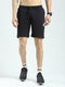 Rock.it Men Black Solid Regular Fit Shorts