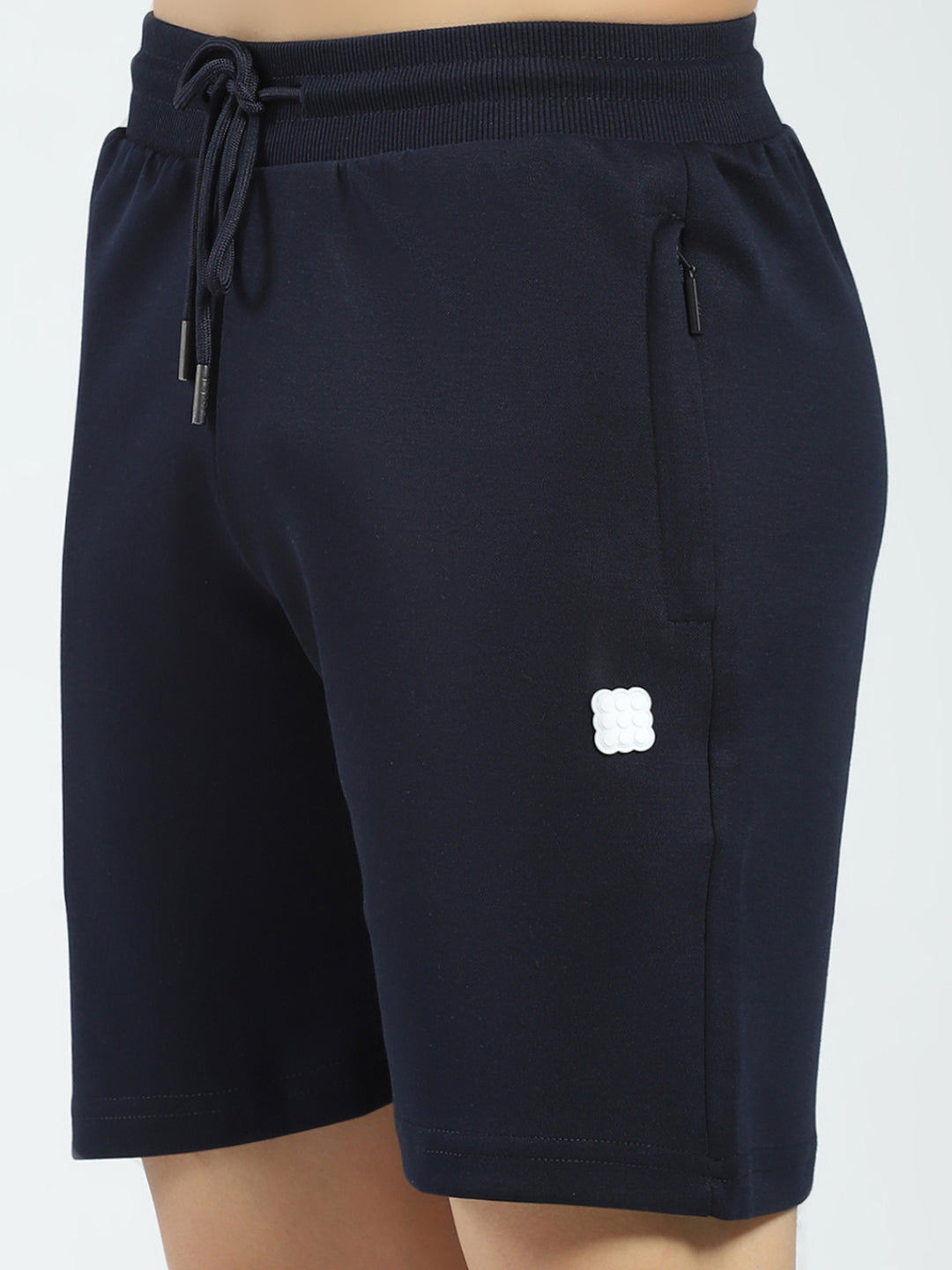 Rock.it Men Navy Blue Solid Regular Fit Shorts
