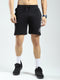 Rock.it Men Black Printed Regular Fit Shorts