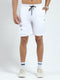 Rock.it Men White Solid Regular Fit Shorts