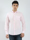 Rock.it Men Pink Solid Collar Full Sleeve Shirt