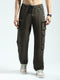Rock.it Men Olive Solid Straight Fit Cargo