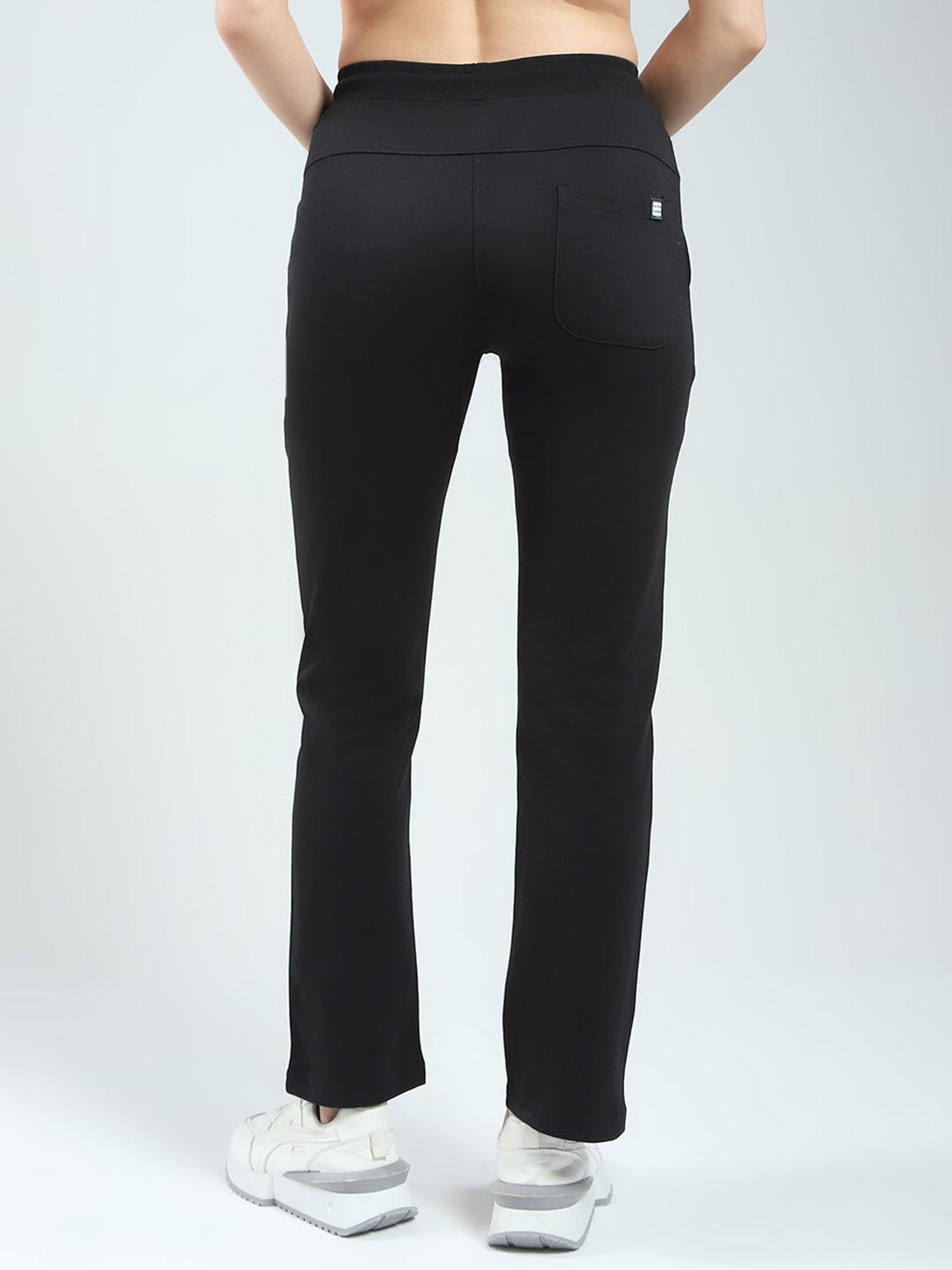 Rock.it Women Black Solid Regular Fit Lower