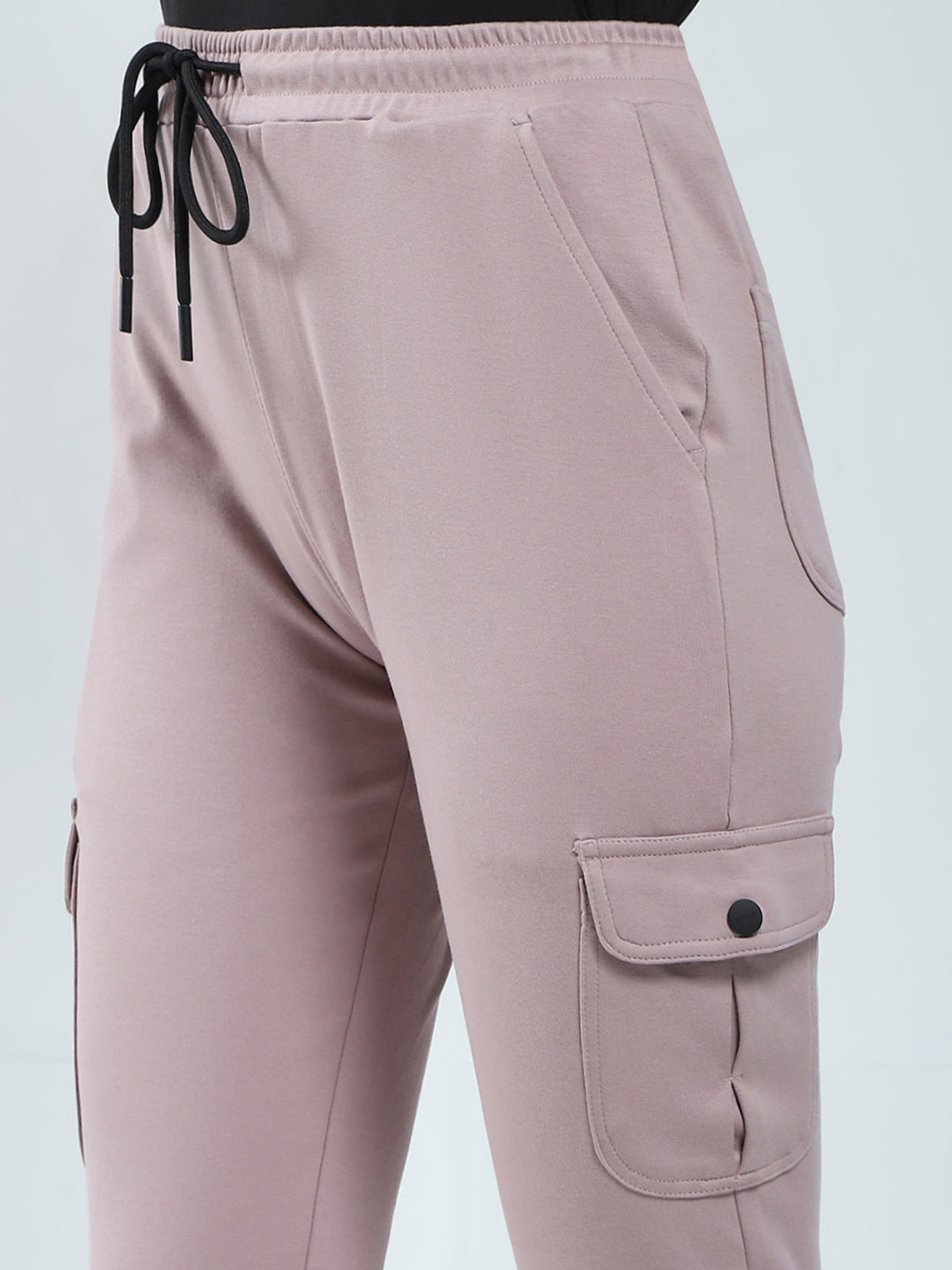 Rock.it Women Beige Solid Regular Fit Lower