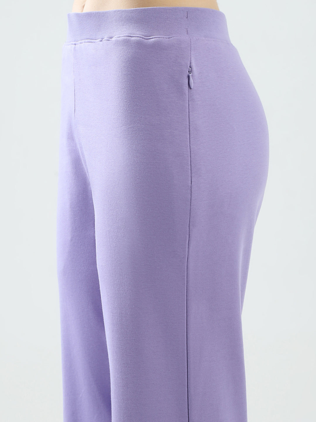 Rock.it Women Purple Solid Regular Fit Lower