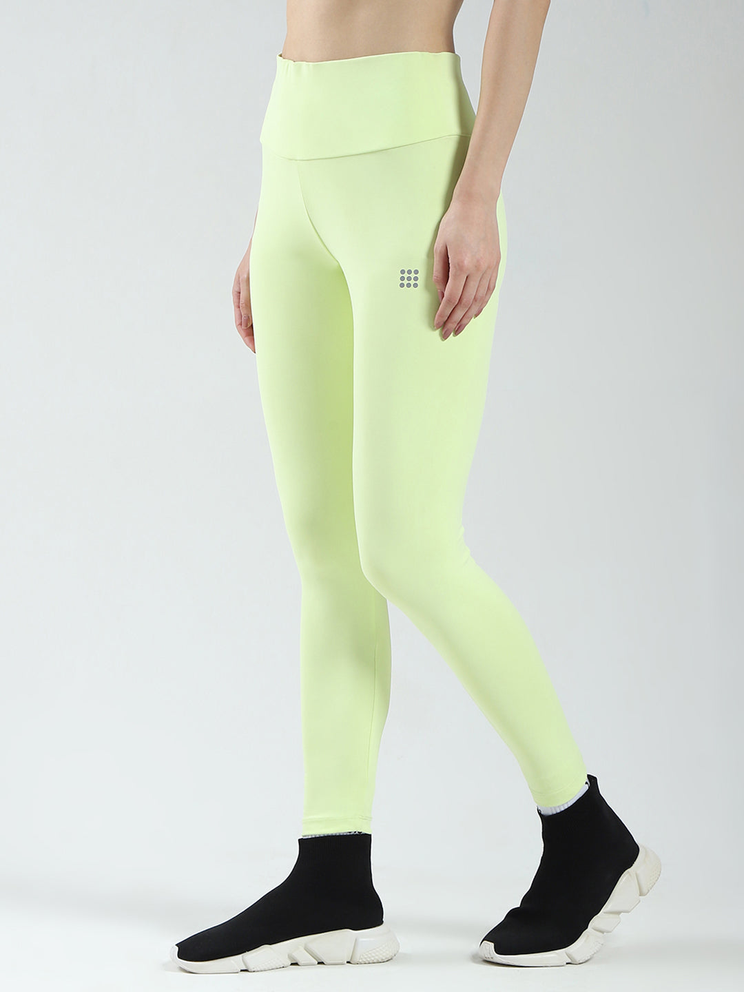 Rock.it Women Green Solid Regular Fit Legging