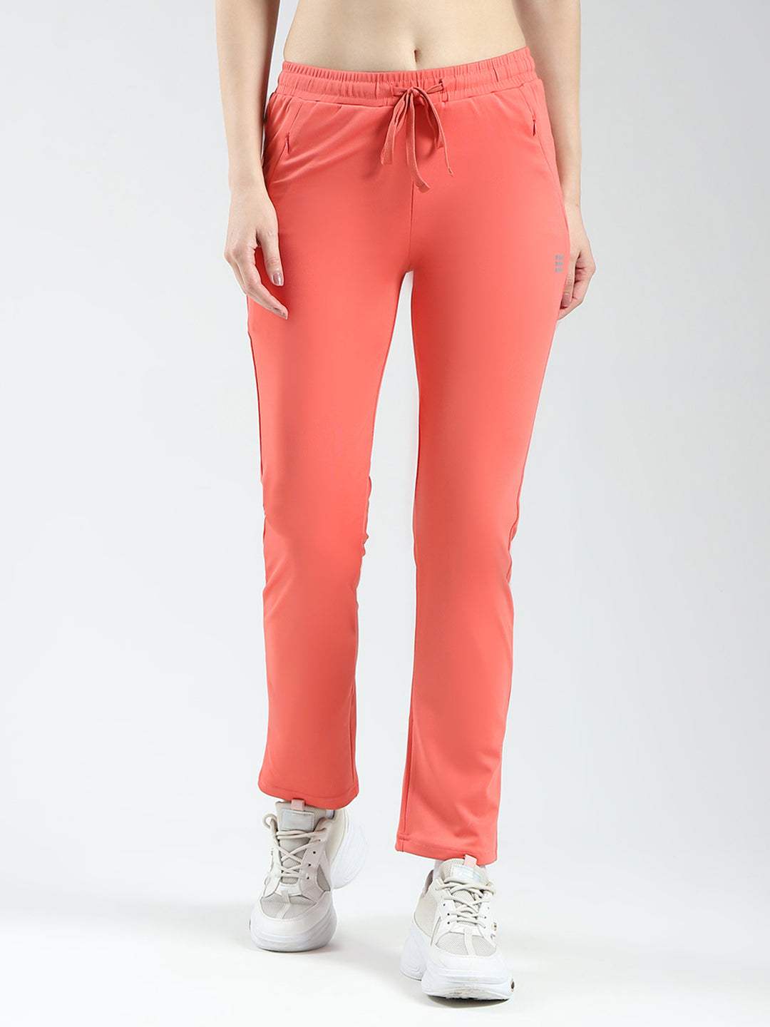 Rock.it Women Coral Solid Regular Fit Lower