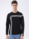 Rock.it Men Black Solid Round Neck Full Sleeve Winter T-Shirt