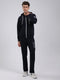 Rock.it Men Navy Blue Printed Round Neck Full Sleeve Winter Tracksuit