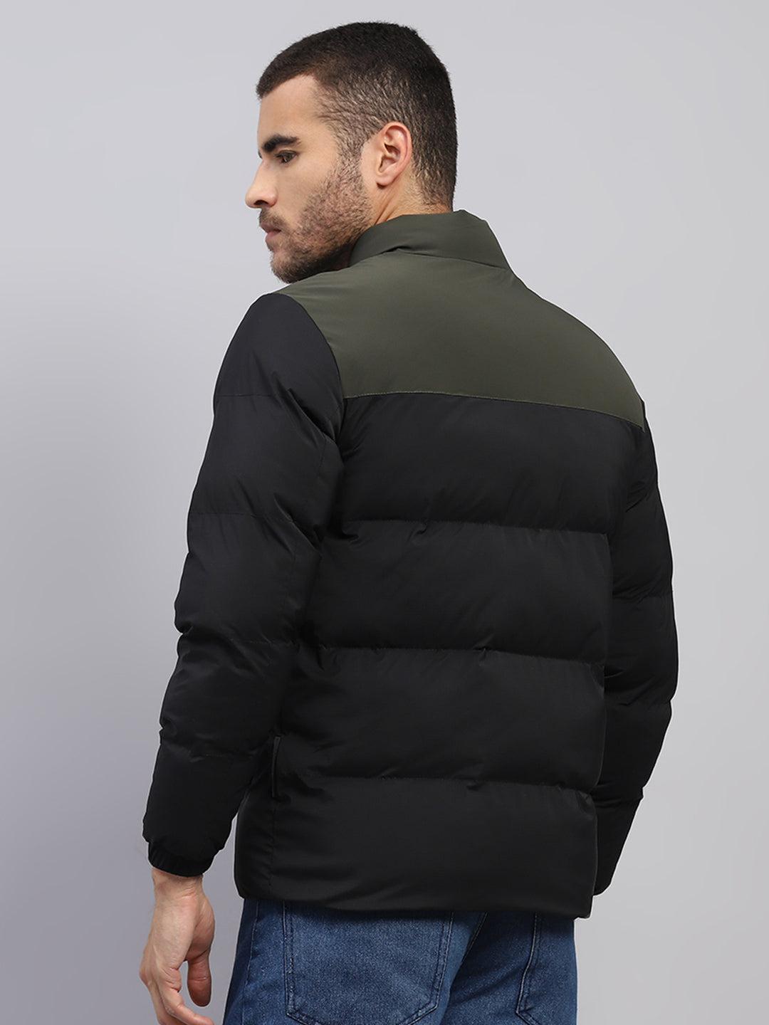 Rock.it Men Black Solid Hooded Full Sleeve Jacket