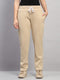 Rock.it Women Beige Solid Regular Fit Winter Lower