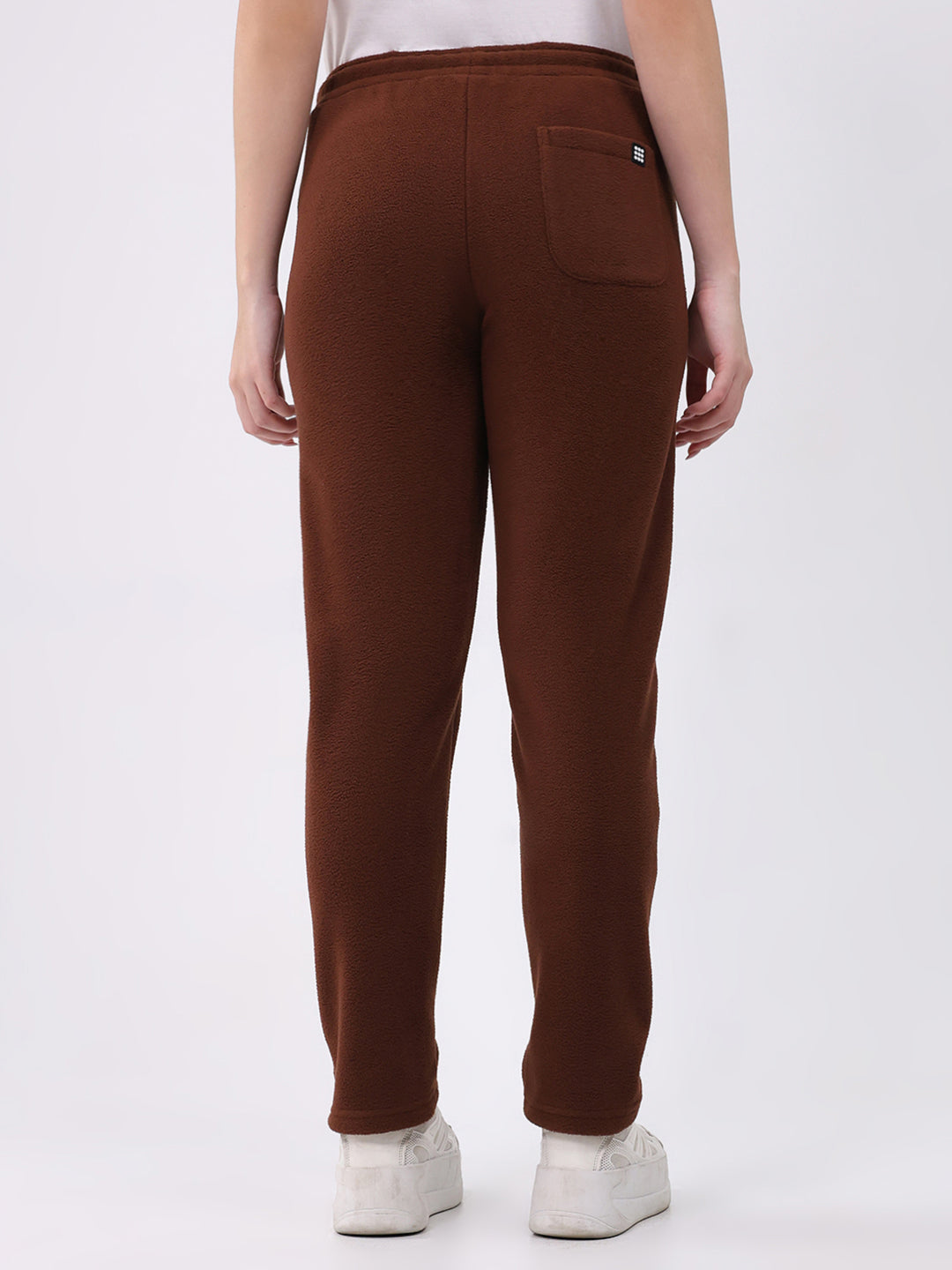 Rock.it Women Brown Solid Regular Fit Winter Lower