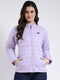 Rock.it Women Purple Solid Mock Neck Full Sleeve Jacket