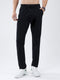 Men Black Solid Regular Fit Lower