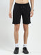 Men Black Solid Regular Fit Bermuda
