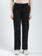 Women Black Printed Regular Fit Lower