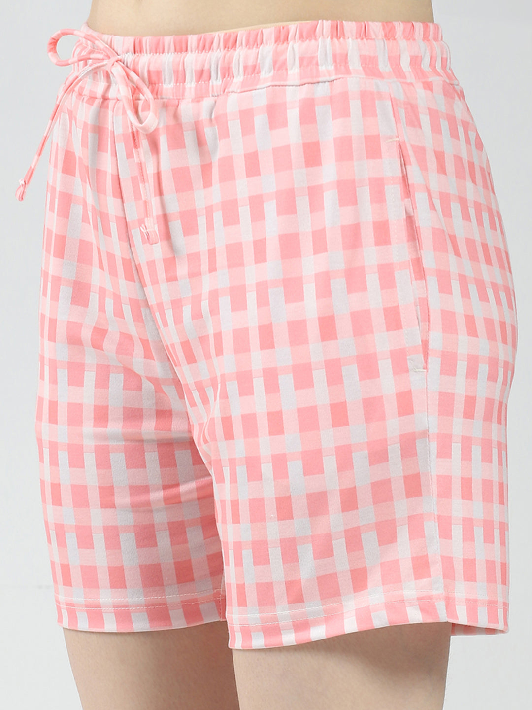 Women Yellow Printed Round Neck Half Sleeve Combo 3Pc Set (T-Shirt, Shorts & Lower)