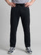 Men Charcoal Solid Regular Fit Winter Lower