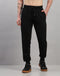 Men Black Solid Regular Fit Winter Lower