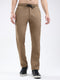 Men Brown Solid Regular Fit Winter Lower