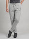 Men Grey Solid Regular Fit Winter Lower