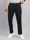 Men Black Solid Regular Fit Winter Lower