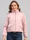 Women Pink Solid Collar Full Sleeve Reversible Jacket