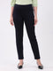Women Navy Blue Solid Regular Fit Jegging